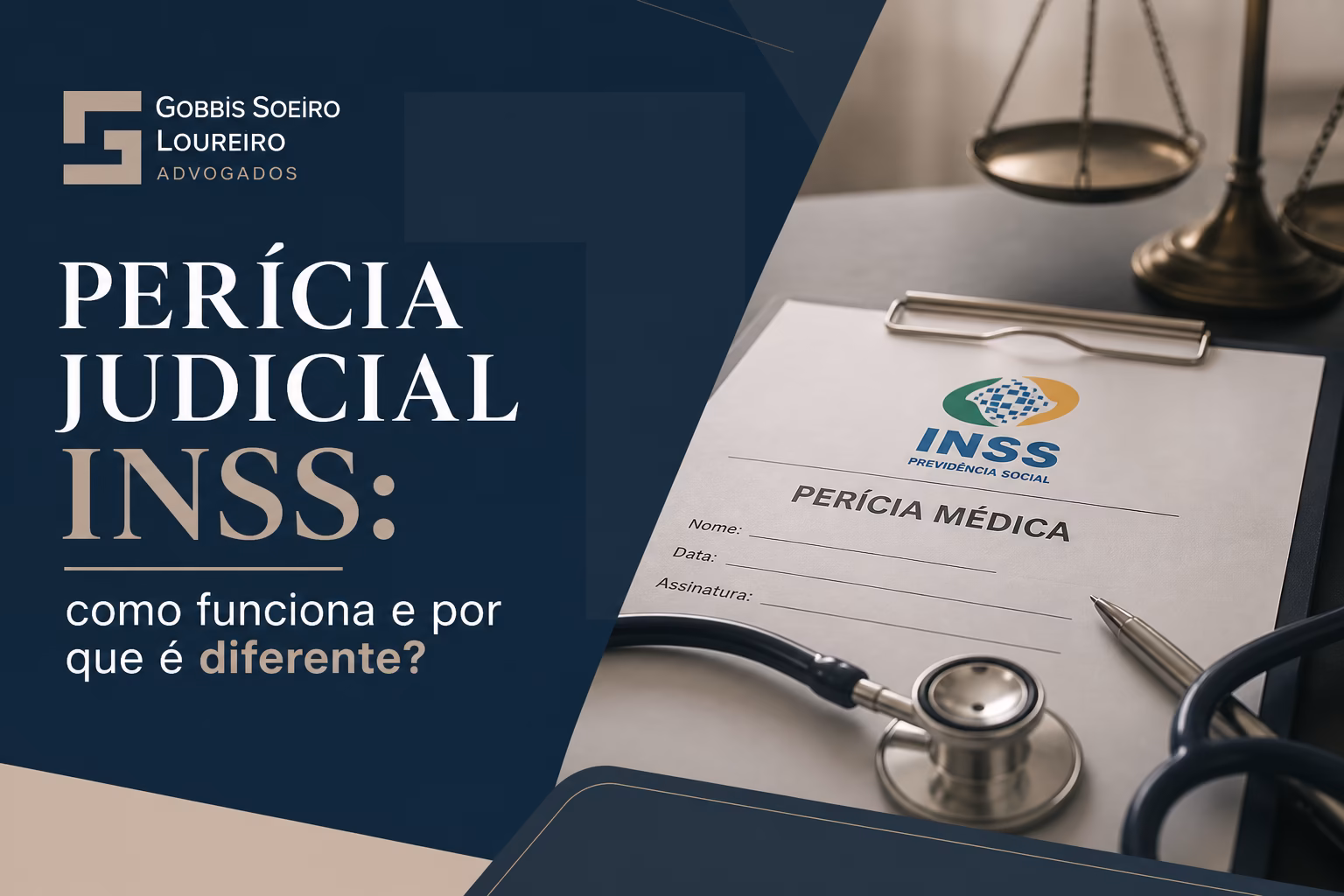 Perícia judicial do INSS: perito nomeado pelo juiz examinando documentos do processo