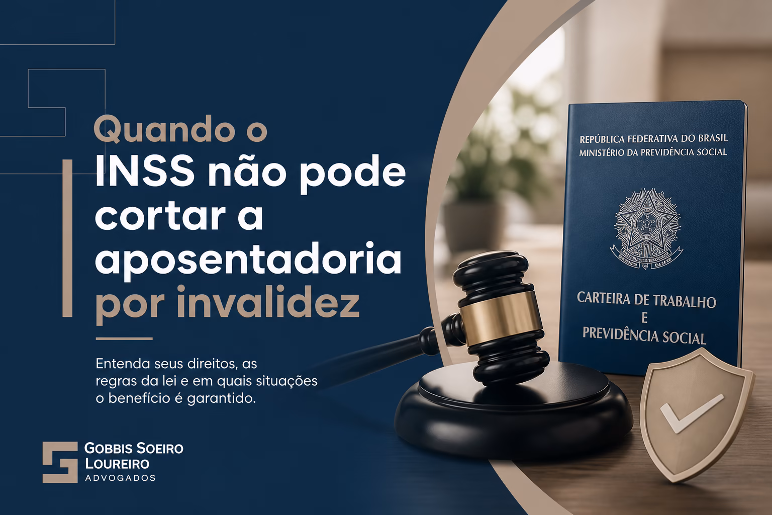 Representação visual dos limites legais ao corte da aposentadoria por incapacidade permanente: isenção por idade, HIV, decadência, ordem judicial e garantias de defesa